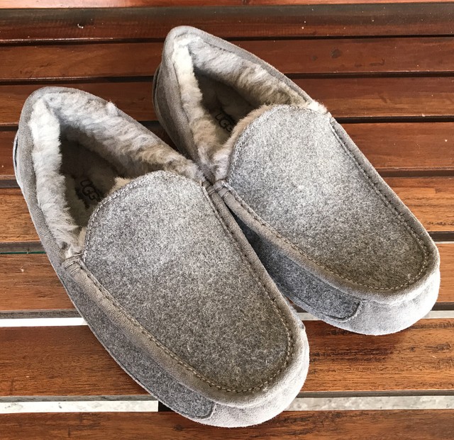 wool moccasins