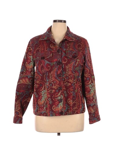 Coldwater Creek Women Red Jacket 1X Plus