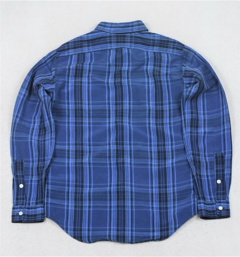 Polo Ralph Lauren Silk Linen Shirt Blue Plaid Button-Front 2XLT 2X Tall NWT - Picture 3 of 4