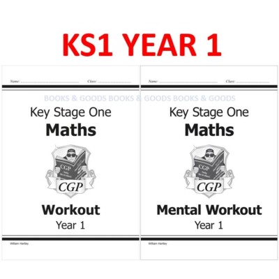 KS1 Year 1 Maths Workouts  with Answer Ages 5-6 CGP