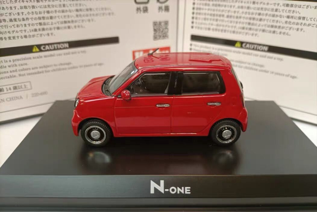 Hobby Japan Honda N-ONE Red 1/43 Scale Diecast Car Model