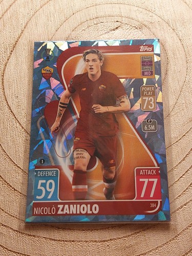 Topps Champions League 2021 2022 Crystal Parallel Nicolo Zaniolo #384