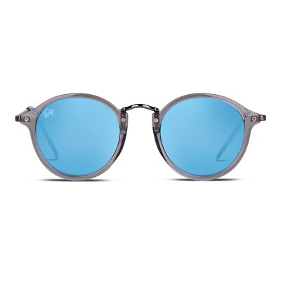Sonnenbrille TWIG KLIMT Herren/Damen UV400 runde Metall Flexbügel Jahrgang