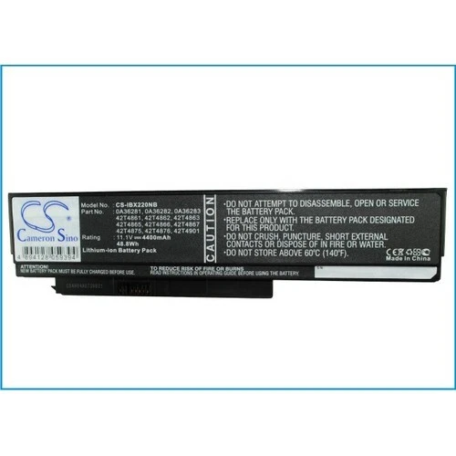 Battery For IBM 0A36281 IBM 0A36282 IBM 0A36283 IBM 42T4861 IBM 42T4862 4400mAh - Picture 4 of 5