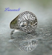 Silberring  Keltischer Lebensbaum  - Silber - Silber 925 