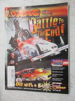IHRA DRAG REVIEW MAGAZINE DEC 1, 2000 PAUL ROMINE STEVE VICK CLAY MILLICAN
