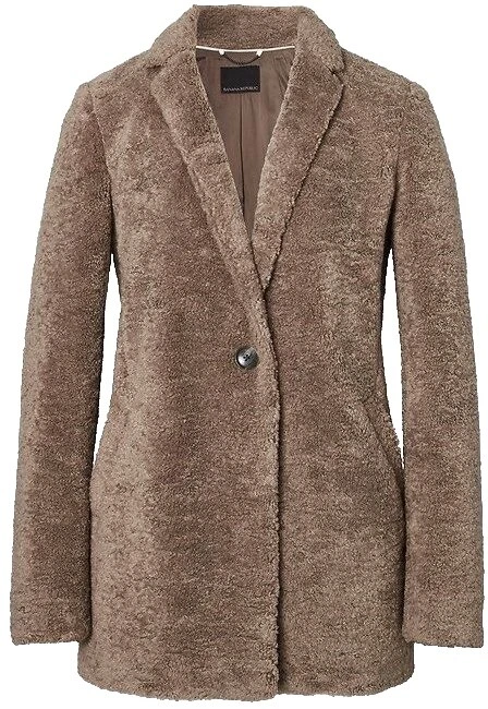 Chaquetas para Mujer Marrón Banana Republic