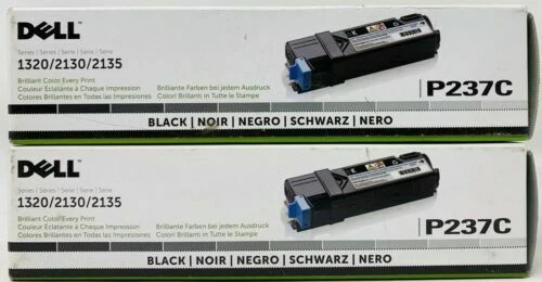 Cartuchos de tinta negro Dell para impresora