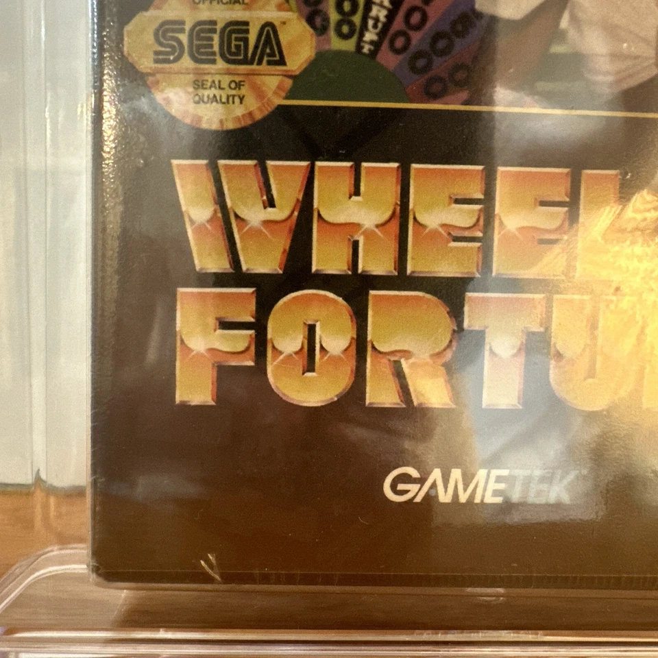 WHEEL OF FORTUNE SEGA GENESIS SEALED WATA 9.6 A+ SEAL 1992 VANNA WHITE TV SHOW - Image 4 of 4
