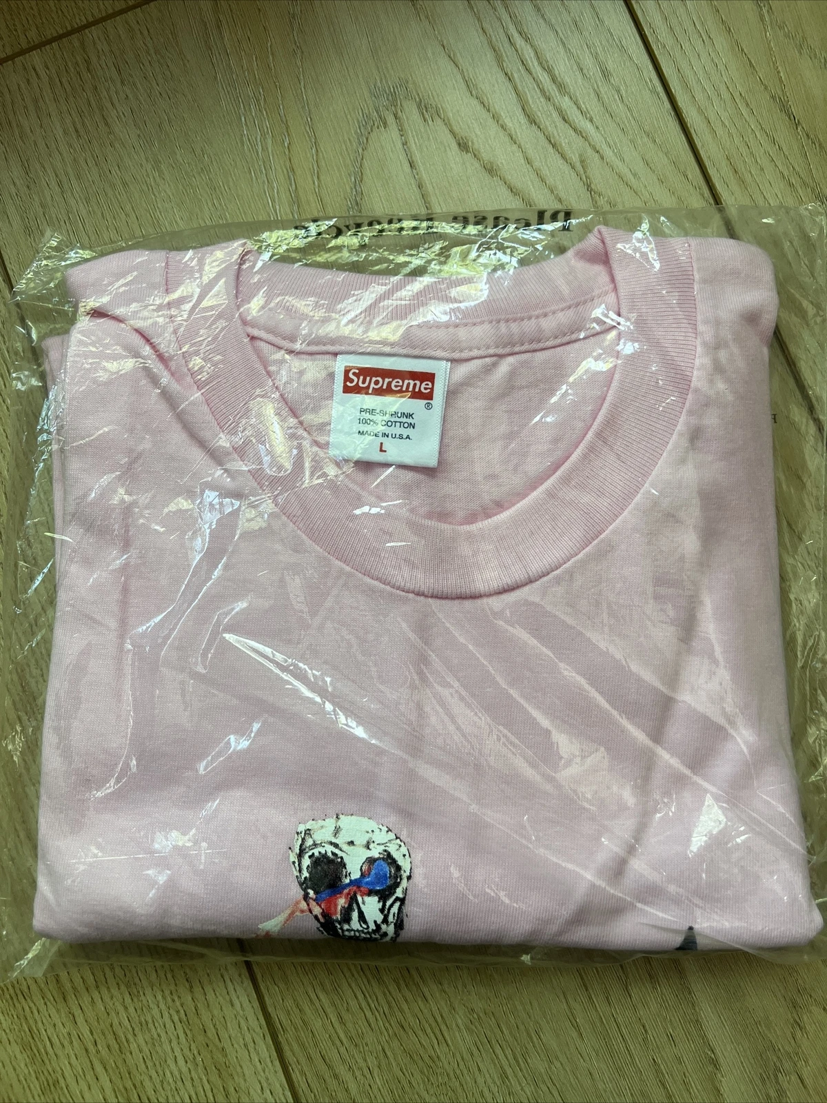 Tee shirt Supreme Skeleton rose Lt SS21 neuf scellé Superman taille grande