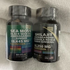 Dynamic Vitality Bundle - Sea Moss Multivitamin & Shilajit Power Combo 