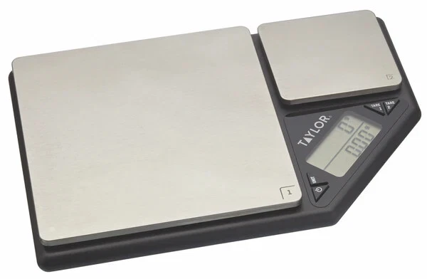 Taylor Pro Dual Platform Digital Kitchen Weighing Scales - 5kg/1g & 500g/0.001g
Opens in a new windo