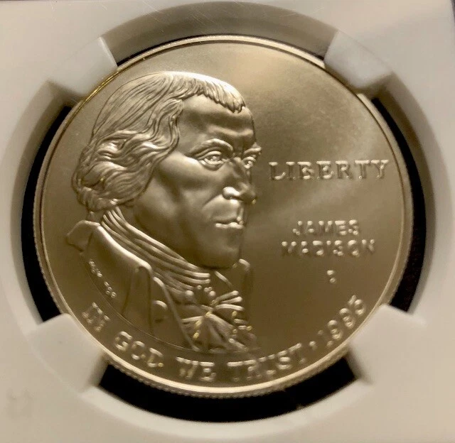 1993 D JAMES MADISON Silver Dollar $1 MS70 NGC💥FLAWLESS QUALITY💥 - Image 3 of 4