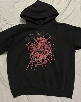First Drop* Sp5der Web Hoodie (Black/Red) | eBay