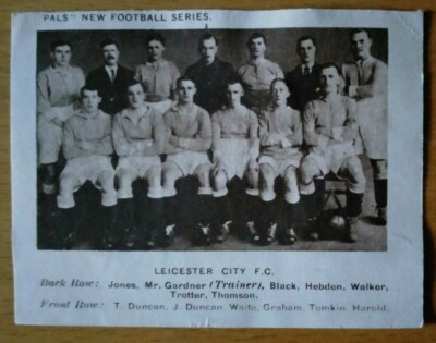 Leicester City Team Group Pals Periodical New Football Series 1923