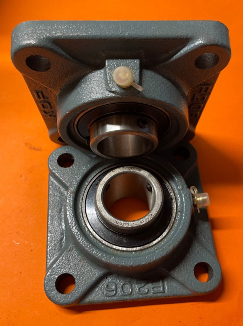 2Pack KDF F206 4BOLT 30mm Bore FLANGE BEARING eBay