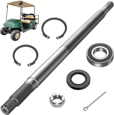Golf Cart Rear Axle Shaft w/ Bearing Seal for 94-09 EZGO TXT Medalist ST MPT