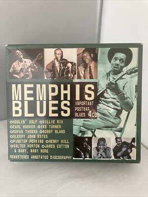 MEMPHIS BLUES 4 CD BOX-SET NEW IKE TURNER/RAYMOND HILL/JOHNNY ACE/EARL FOREST