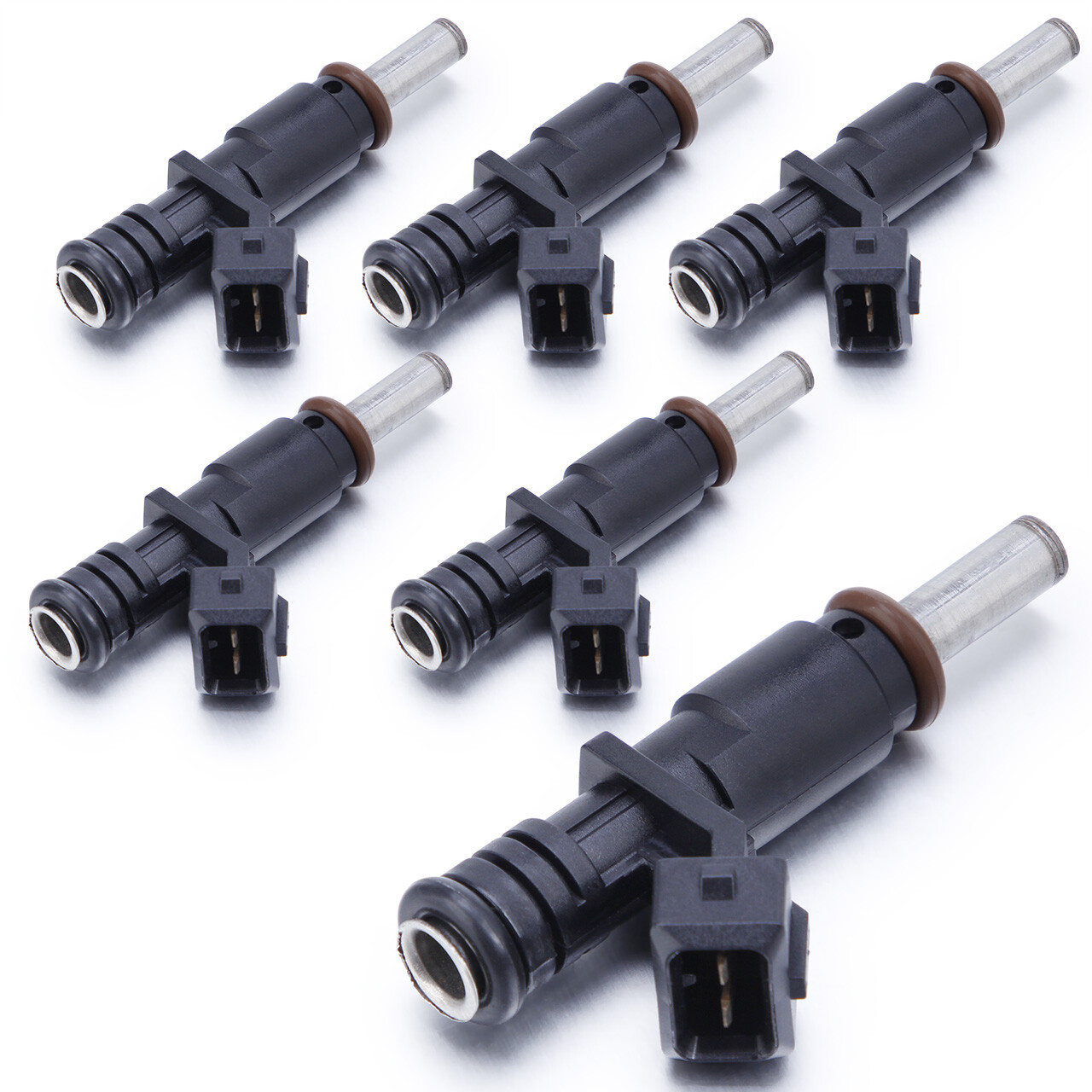 6Pcs Fuel Injectors For 2007 2008 2009 2010 2011 2012 BMW 328i X3 3.0L