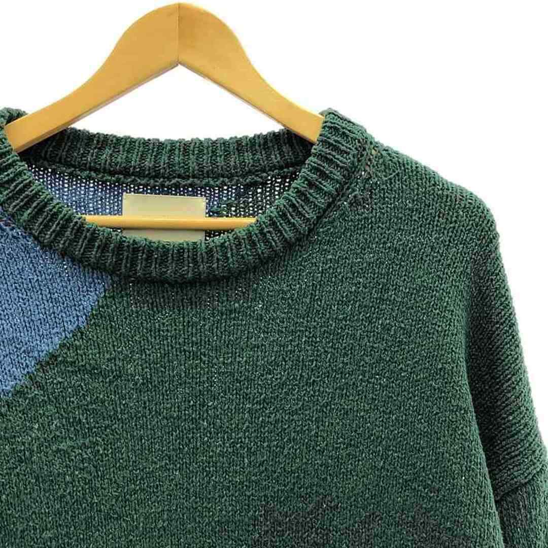 YOKE York 2023SS Intarsia Cotton Sweater Oversized Knit 3 YOKE York 2023SS Intarsia Cotton Sweater Oversized Knit 3