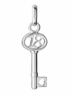 Links of London Key 18th Birthday Charm - Sterling Silver