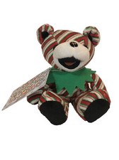 GRATEFUL DEAD Candy Man Dancing Bear Beanbag Plush Liquid Blue Vintage NWT