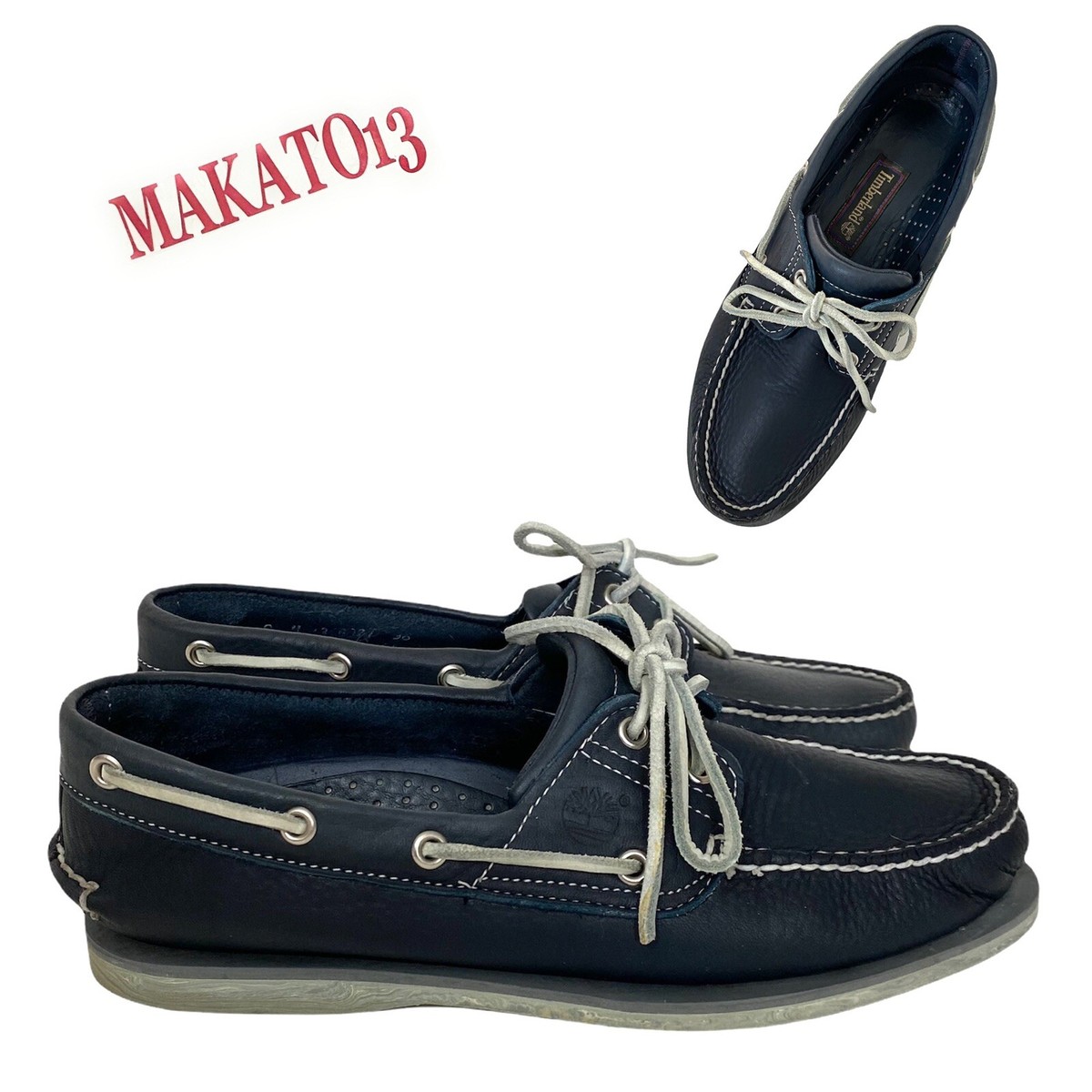 靴 REGALSTANDARDS classic boat shoes NAVY Timberland Men's Size 9 (M) Classic Boat Shoes 2-Eye Deck Shoes