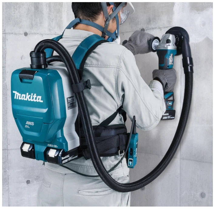 Makita VC265DZ Rechargeable Backpack Dust Collector 36V Main Unit Only - Image 3 of 4