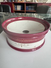 ANTICA Sputacchiera Per Tabacco Fine ‘800 In Ceramica Dipinta Richard Ginori