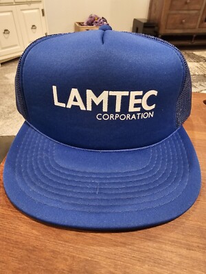 Vintage Nos Lamtec Corporation Hat Cap Snapback Trucker Foam Mesh ( )