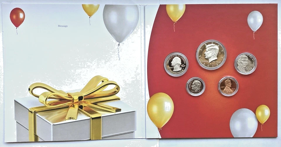 2013 US Mint (5) Coin Uncirculated Happy Birthday Proof Coin Set w/COA - Image 2 of 4