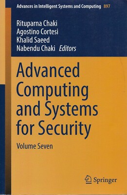 Advanced Computing and Systems for Security. Volume Seven
