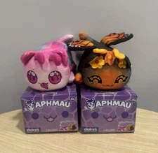 Aphmau Meemeows Claire's Exclusive Safari Snail & Monarch Butterly Cat RARE READ