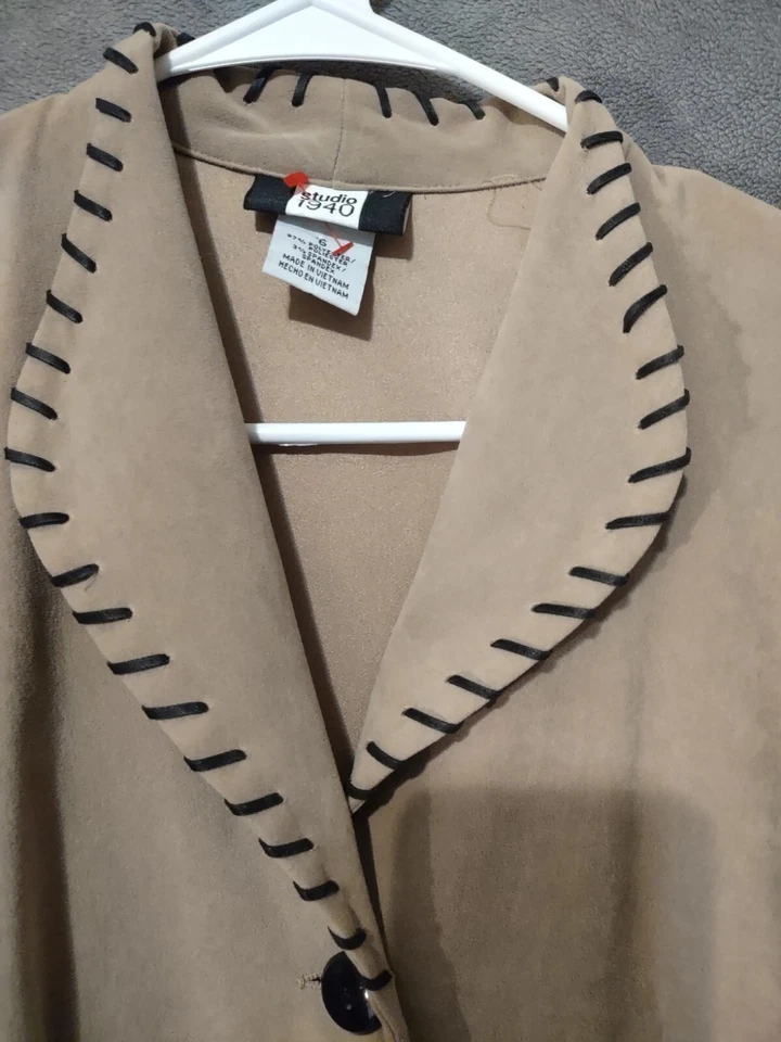 Blazer Studio 1940 Microgamuza Talla 6 Marrón/Negro. Foto 2 de 4