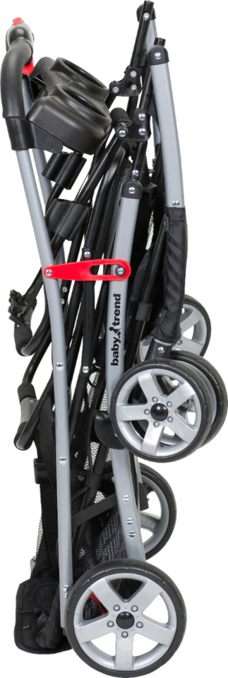NUEVO Cochecito Baby Trend SG33100 Snap-N-Go Doble Marco Plateado/Negro Foto 4 de 4