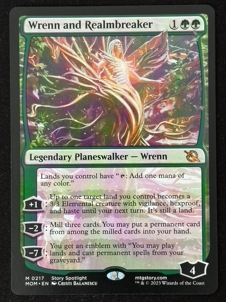 1x MTG Wrenn and Realmbreaker - March of the Machine (MOM) #217 - Magic |  eBay