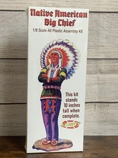 New "Native American Big Chief" reissue by Atlantis 1:8 scale New Sealed