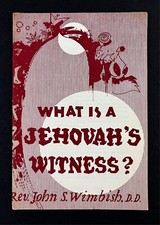 1956 Jehovah's Witness Religion Question Answer Sword Lord Publishing VTG Book