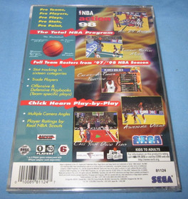 3 Sports Games for Sega Saturn ~ NBA Action 98, PGA Tour 97, Pebble Beach Golf