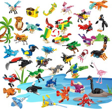 36 Packs Mini Building Blocks Set Party Favors Building Blocks for Kids 4-8, Goo