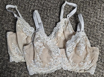 Wacoal 65191 Embrace Lace Bra Womens Size 34DDD Unlined UnderwireCappuccino