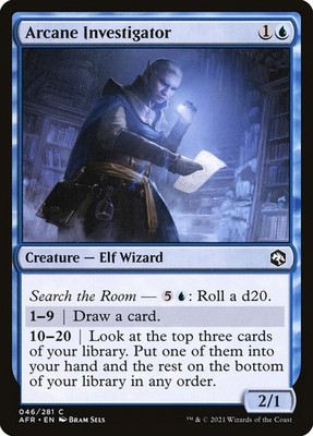 Arcane Investigator (046) Adventures in the Forgotten Realms AFR MTG Magic