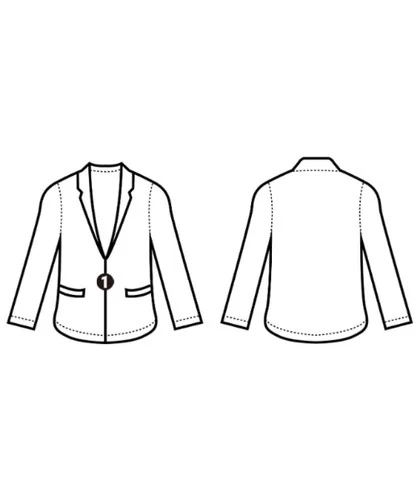 STUDIOUS Casual Jackets Navy 2(Approx. M) 2200698166028 image 8