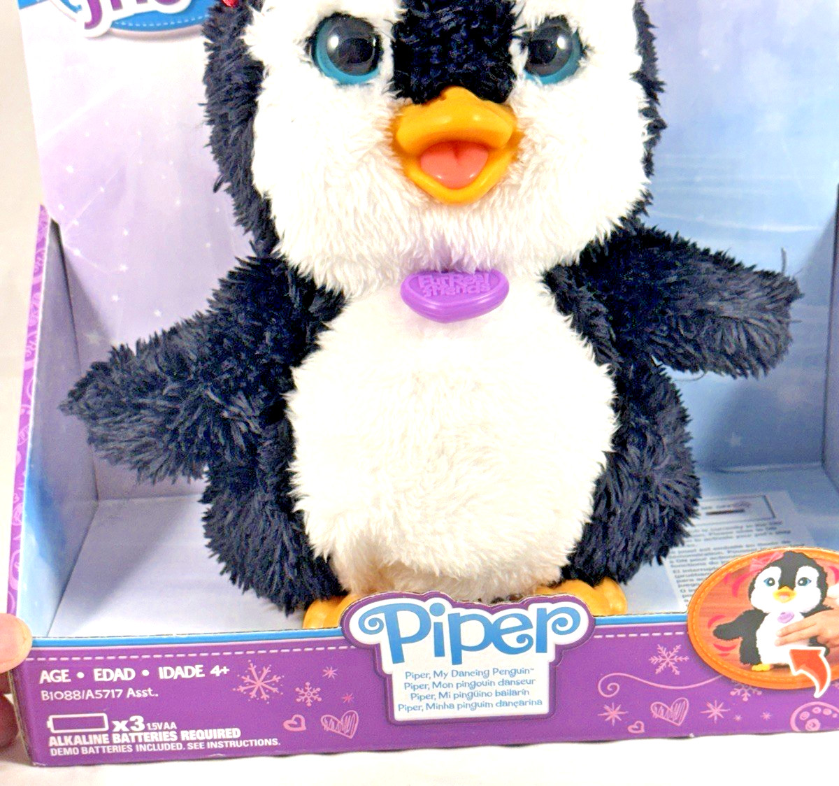 Furreal Friends FUNCTIONAL Piper The Dancing Penguin, Works, Taken out of Box.