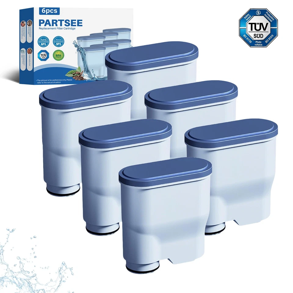 MARKENLOS Wasserfilter Sillar, kompatibel mit Saeco Philips AquaClean CA6903/10 filter