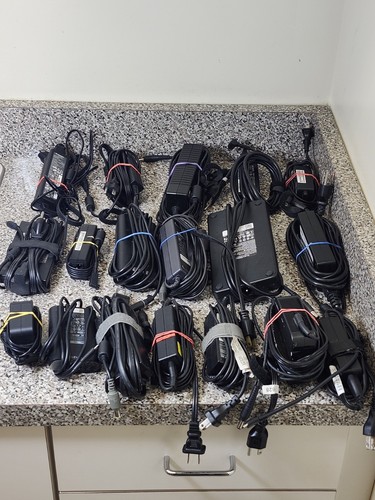 Lot of 18 OEM Genuine Laptop Adapter Charger HP DELL LENOVO PANOSONIC Sony