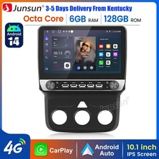 10.1"128G Android14 Carplay Car Radio SWC For 2013-2018 Dodge Ram 1500 2500 3500