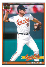 2026 Topps Series 1 Cal Ripken Jr. #T91-87 1991 Topps Baltimore Orioles