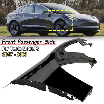 New Fender Assembly For 2017-2023 Tesla Model 3 Front Passenger Side 1081400E0