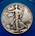 1943 walking liberty half dollar 90 silver